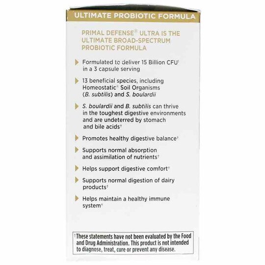 Primal Defense Ultra Ultimate Probiotic Formula, GOL